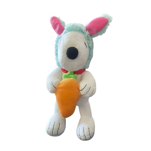 Peanuts Other - Peanuts Snoopy Easter Beagle Holding Carrot Plush Stuffed Animal